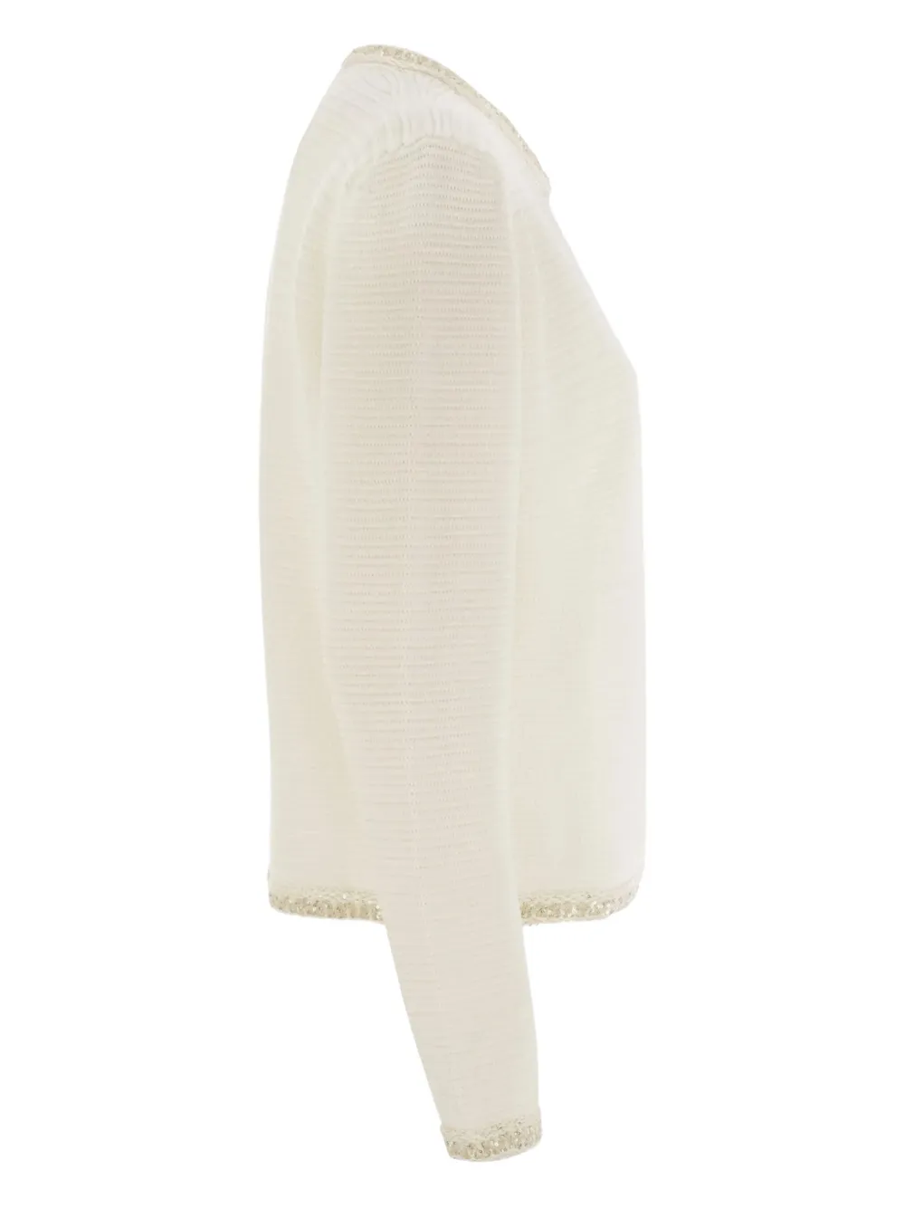 Fabiana Filippi Sequin-embellished Cardigan In Neutral
