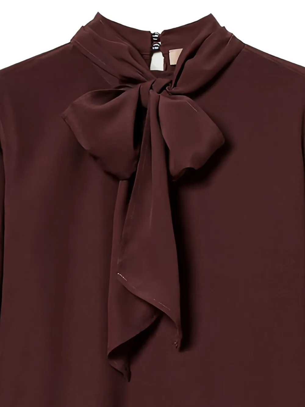 TWINSET Blouse met strikhals - Rood