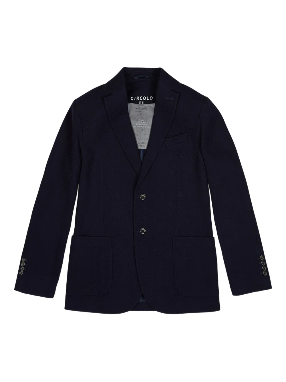 Circolo 1901 Blazer met enkele rij knopen Blauw
