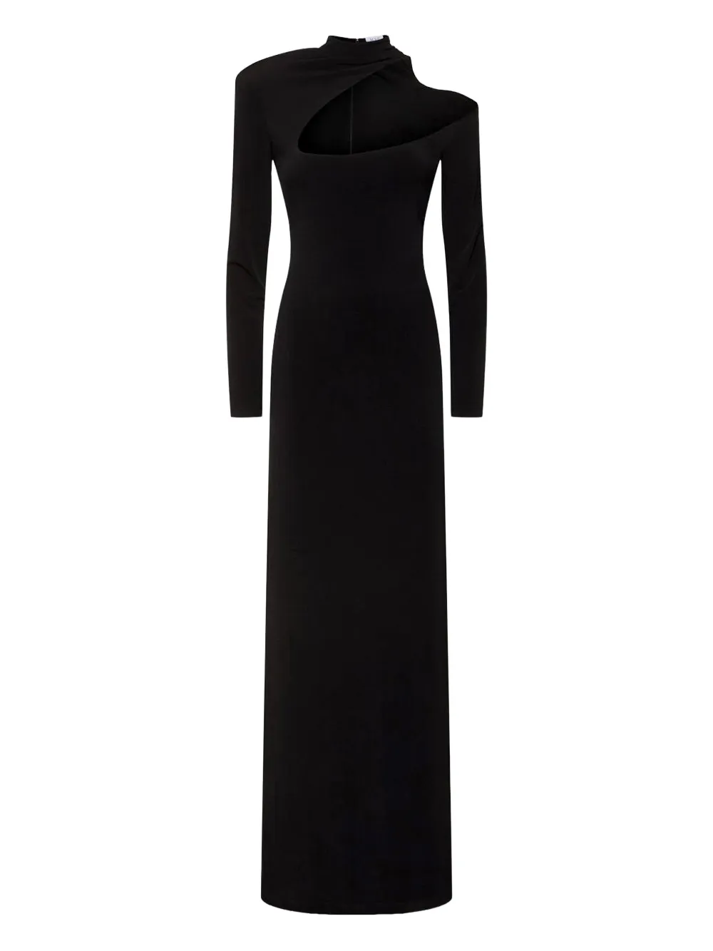 Mvp wardrobe Jersey midi-jurk Zwart
