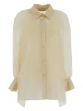 Gentry Portofino Fantasy-print silk shirt - Neutrals