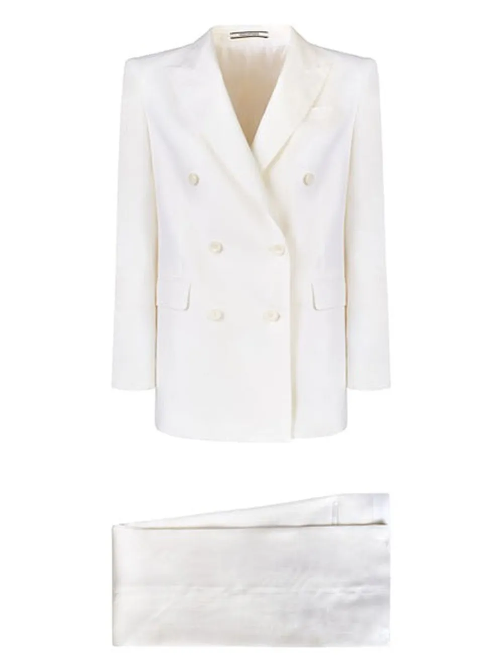 Tagliatore linen suit | White | Image 1