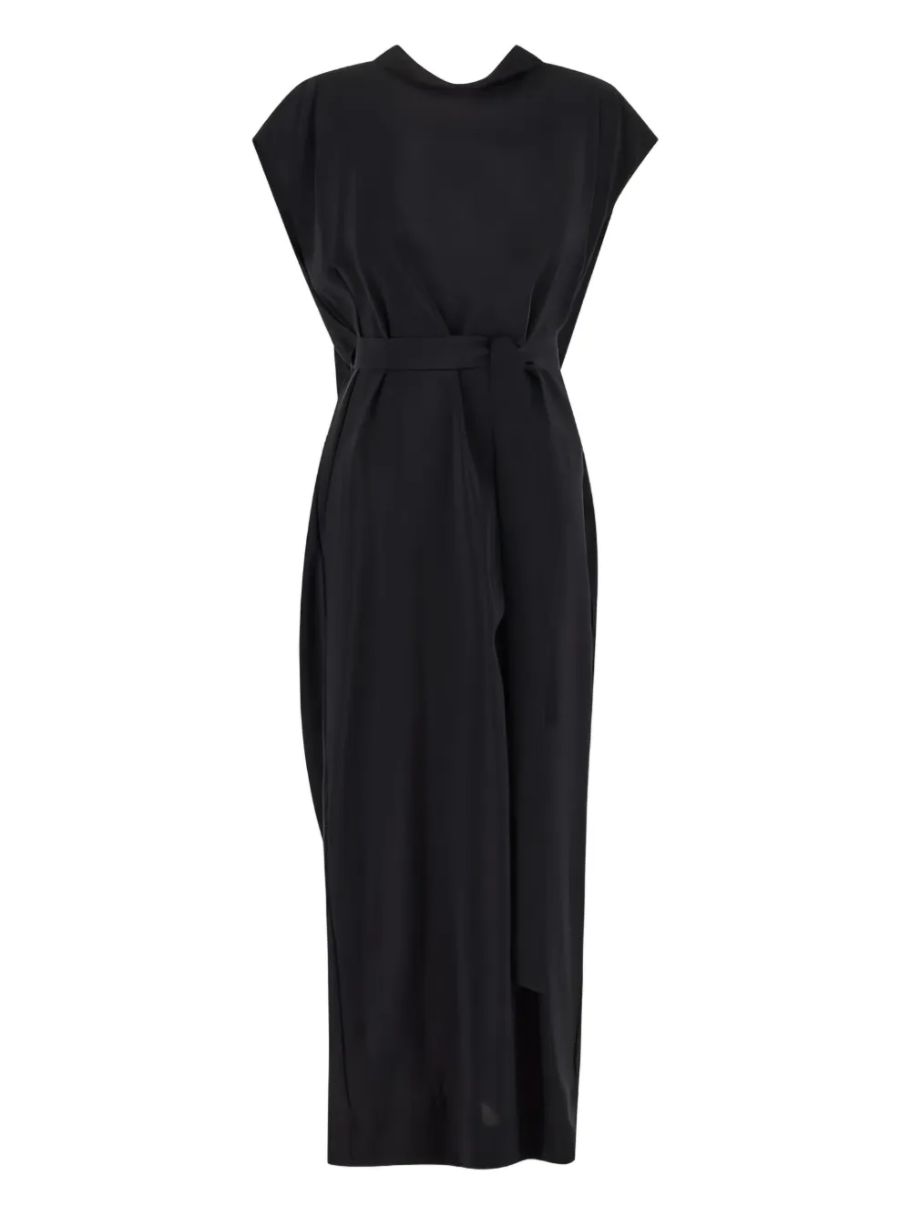 Gentry Portofino Maxi-jurk met ceintuur Zwart