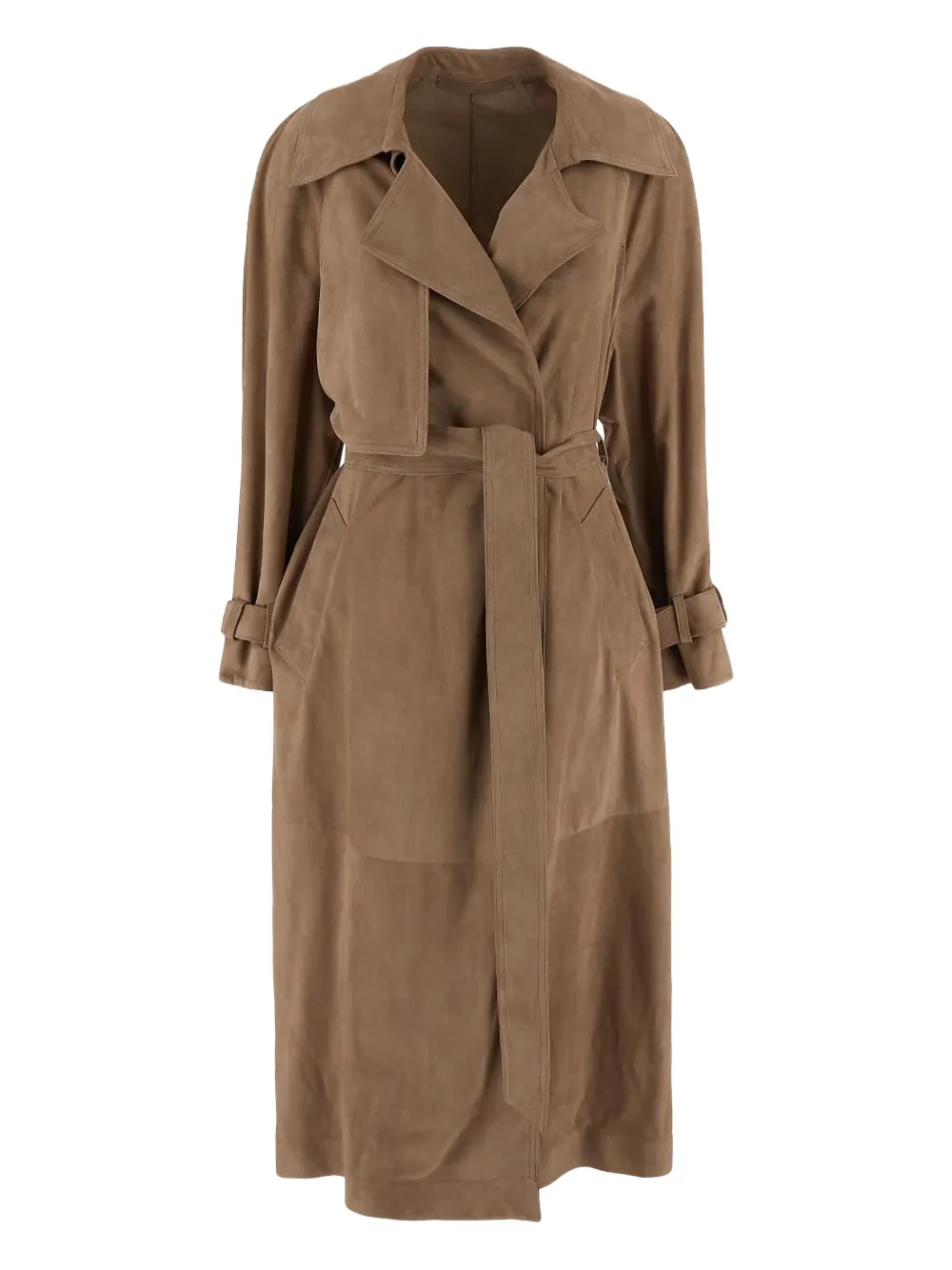 Salvatore Santoro Trenchcoat Aus Wildleder
