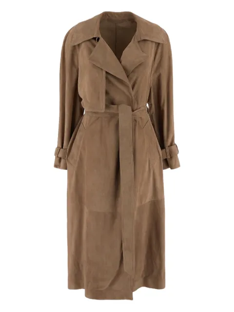 Salvatore Santoro suede trenchcoat