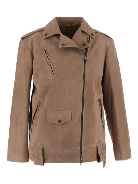 Salvatore Santoro suede biker jacket