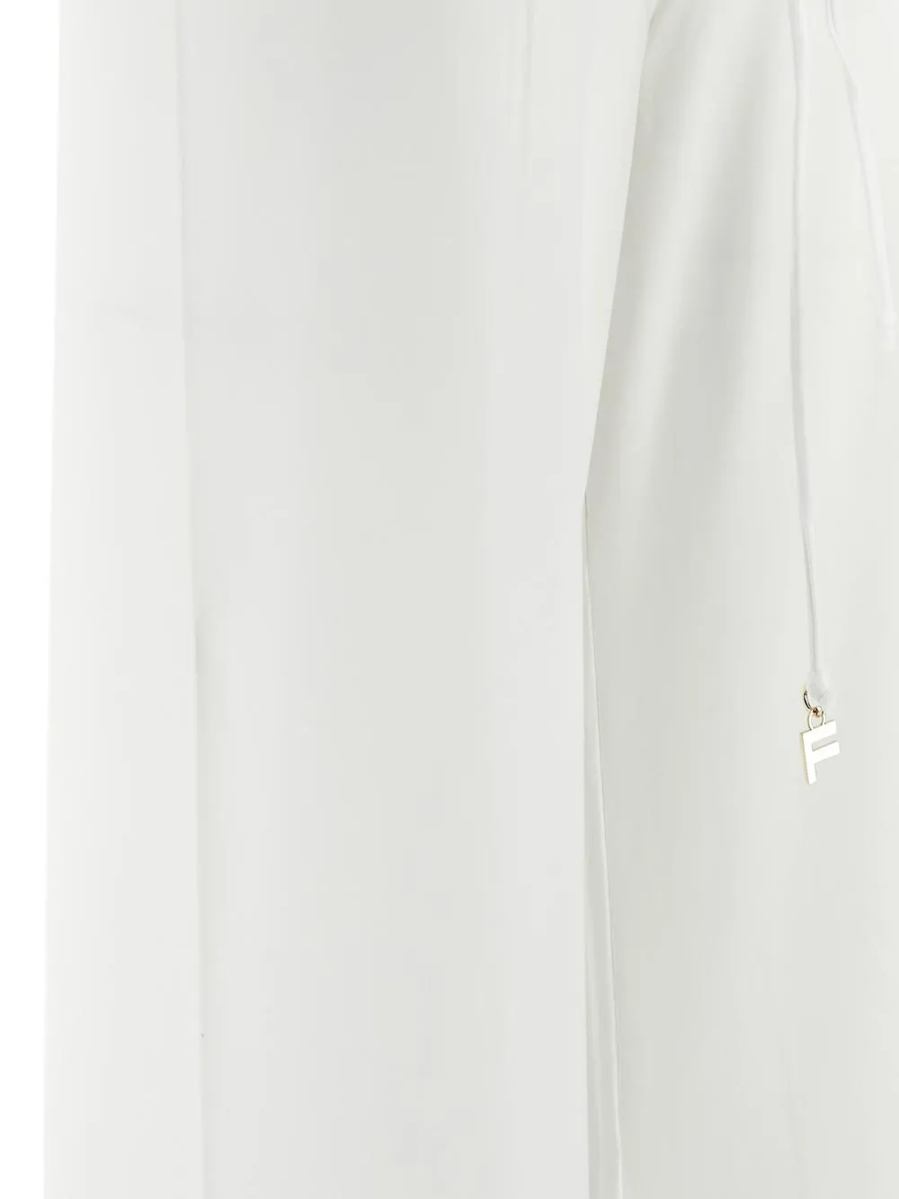 Fisico Broek met logobedel Wit