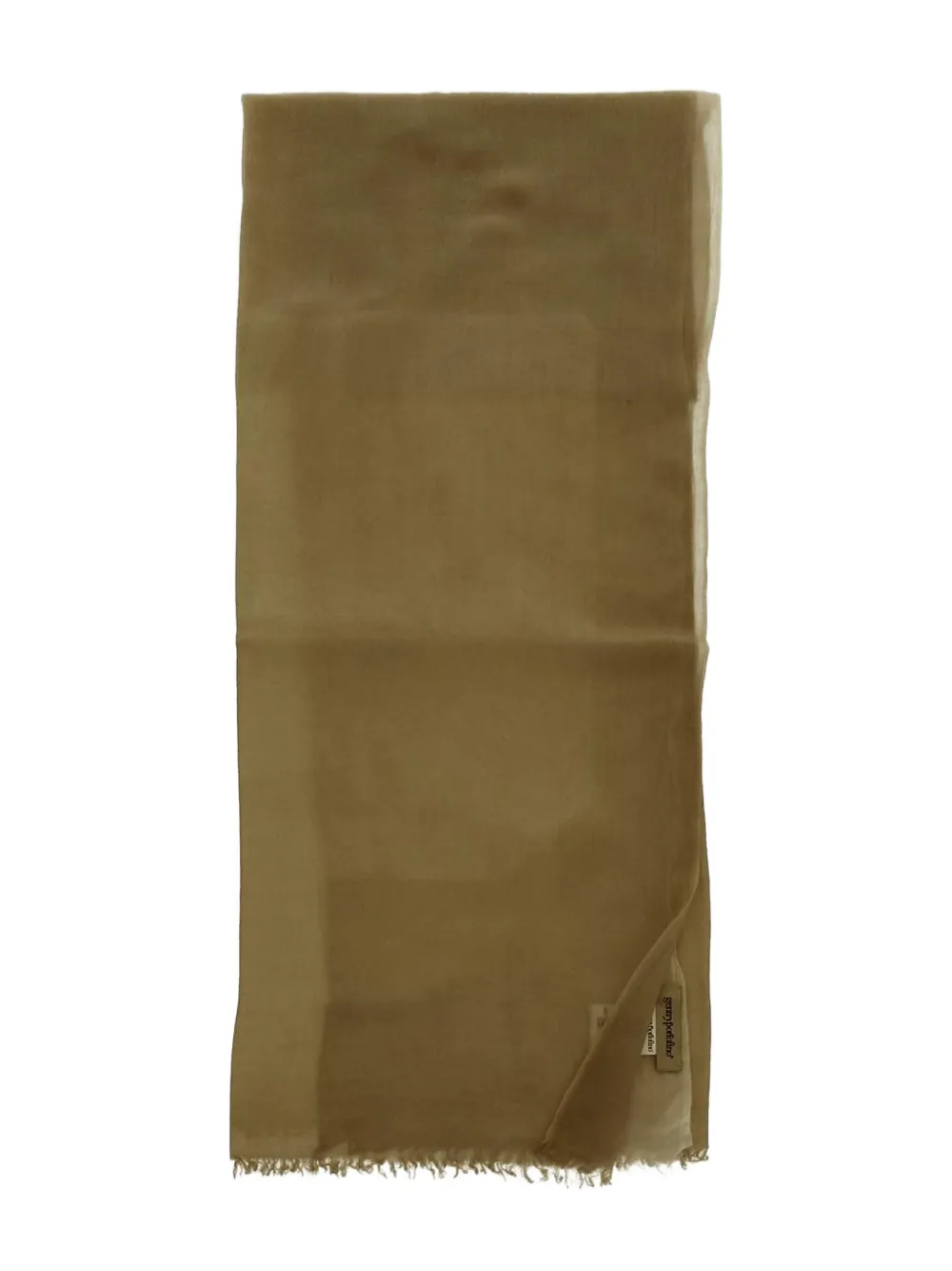 Shop Gentry Portofino Virgin Wool Scarf In Brown