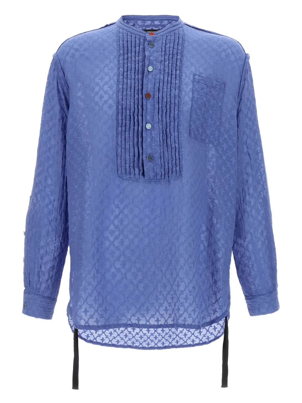 cotton-silk blouse