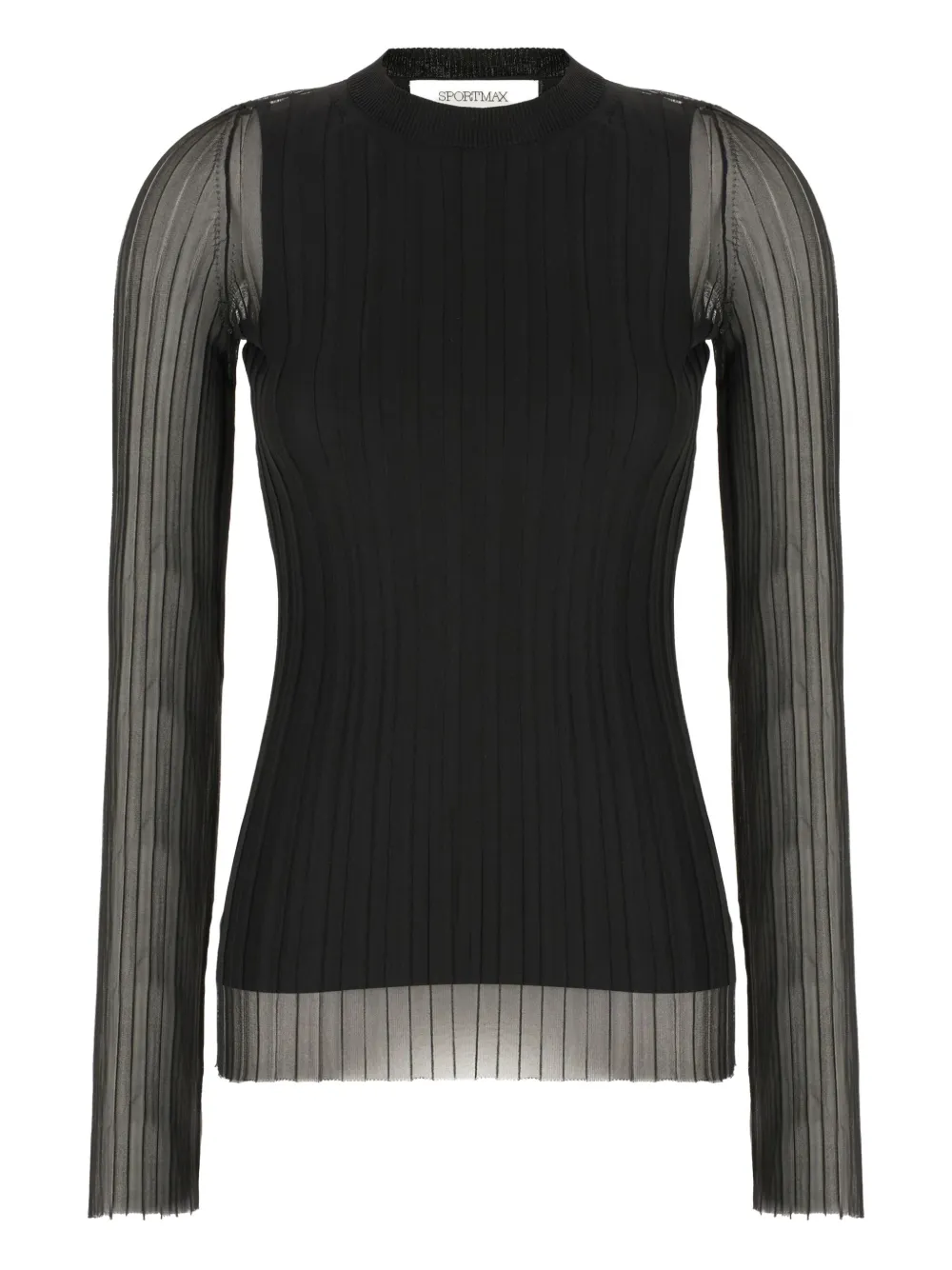 Sportmax Top met lange mouwen Zwart
