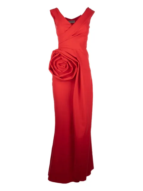CHIARA BONI La Petite Robe Tekkan rose-detail evening gown