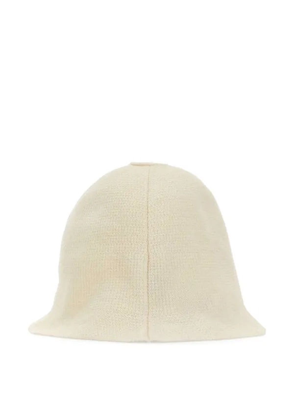 ハット The Row White Linen Blend Jashi Bucket Hat The Row Jashi bell-shaped Bucket Hat | White | FARFETCH