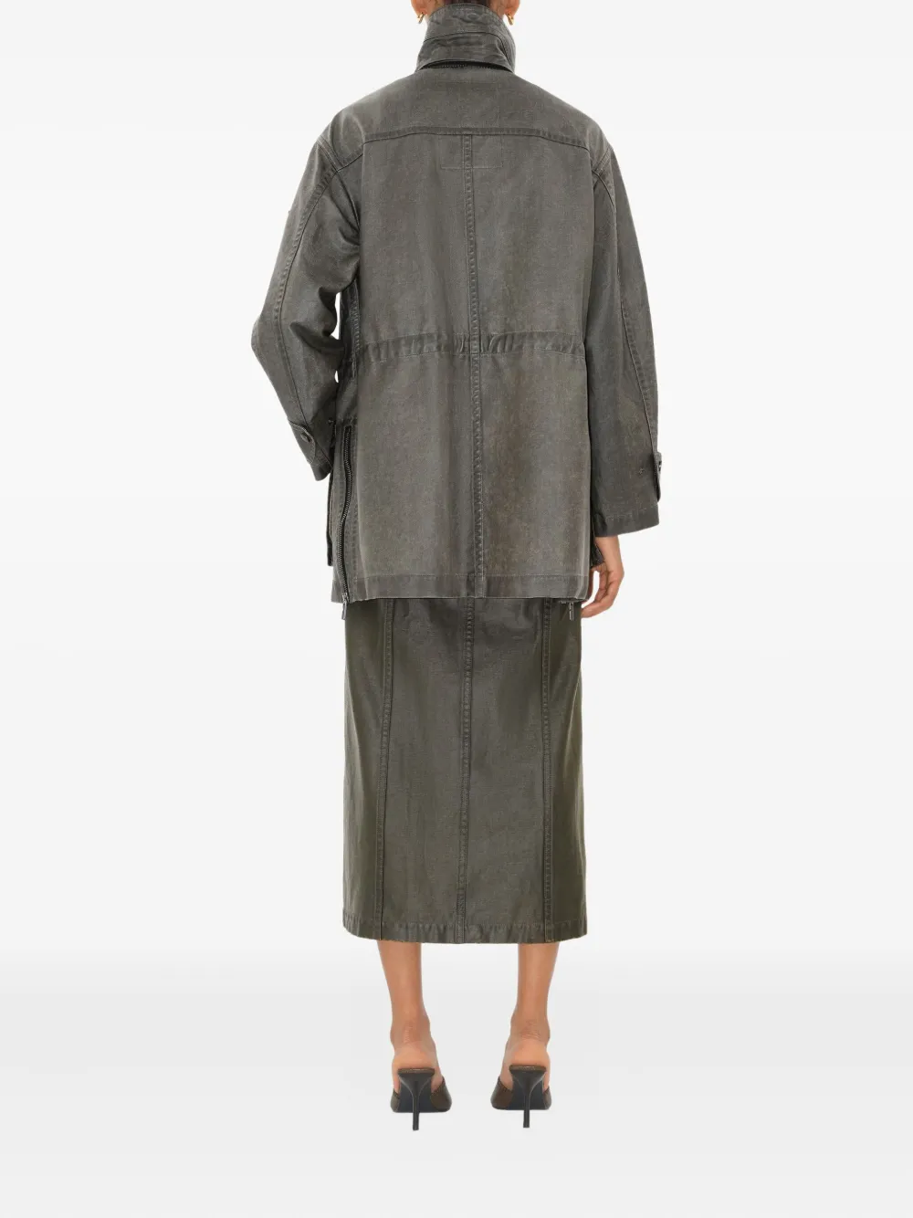 Burberry Oversized Cotton Hooded Parka