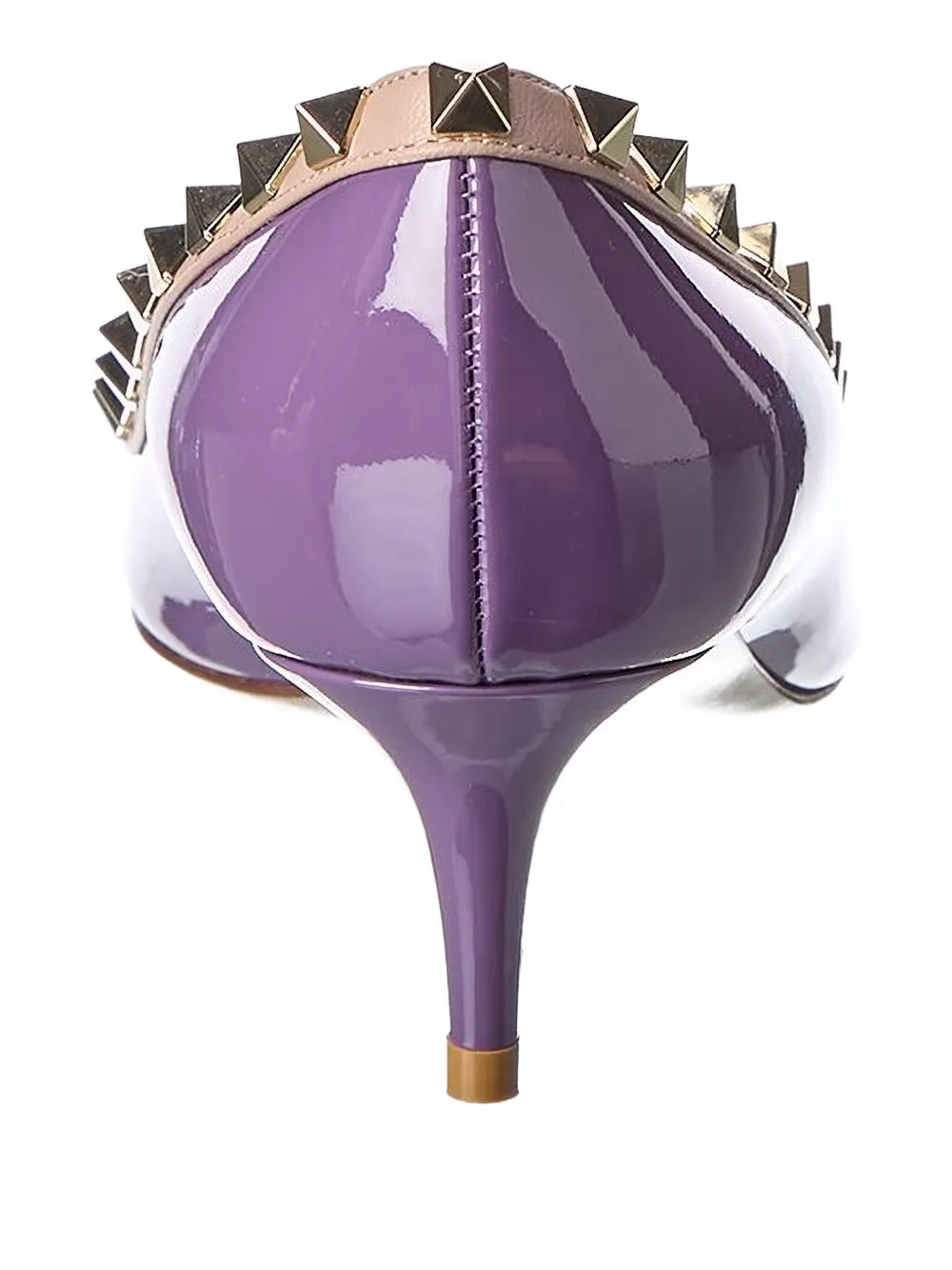 Valentino Garavani 50mm stud-embellished pumps Purple