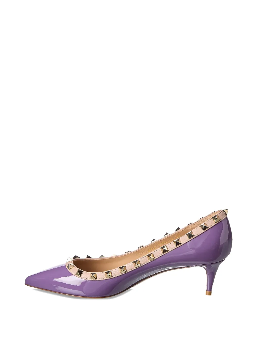 Valentino Garavani 50mm pumps verfraaid met studs - Paars