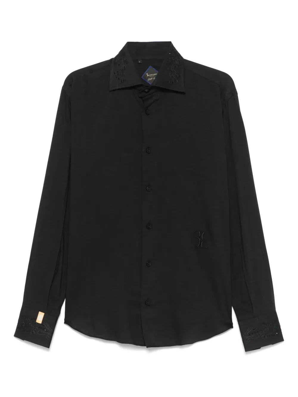 Billionaire button-up shirt | Black | Image 1