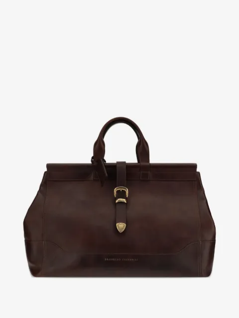 Brunello Cucinelli leather holdall bag
