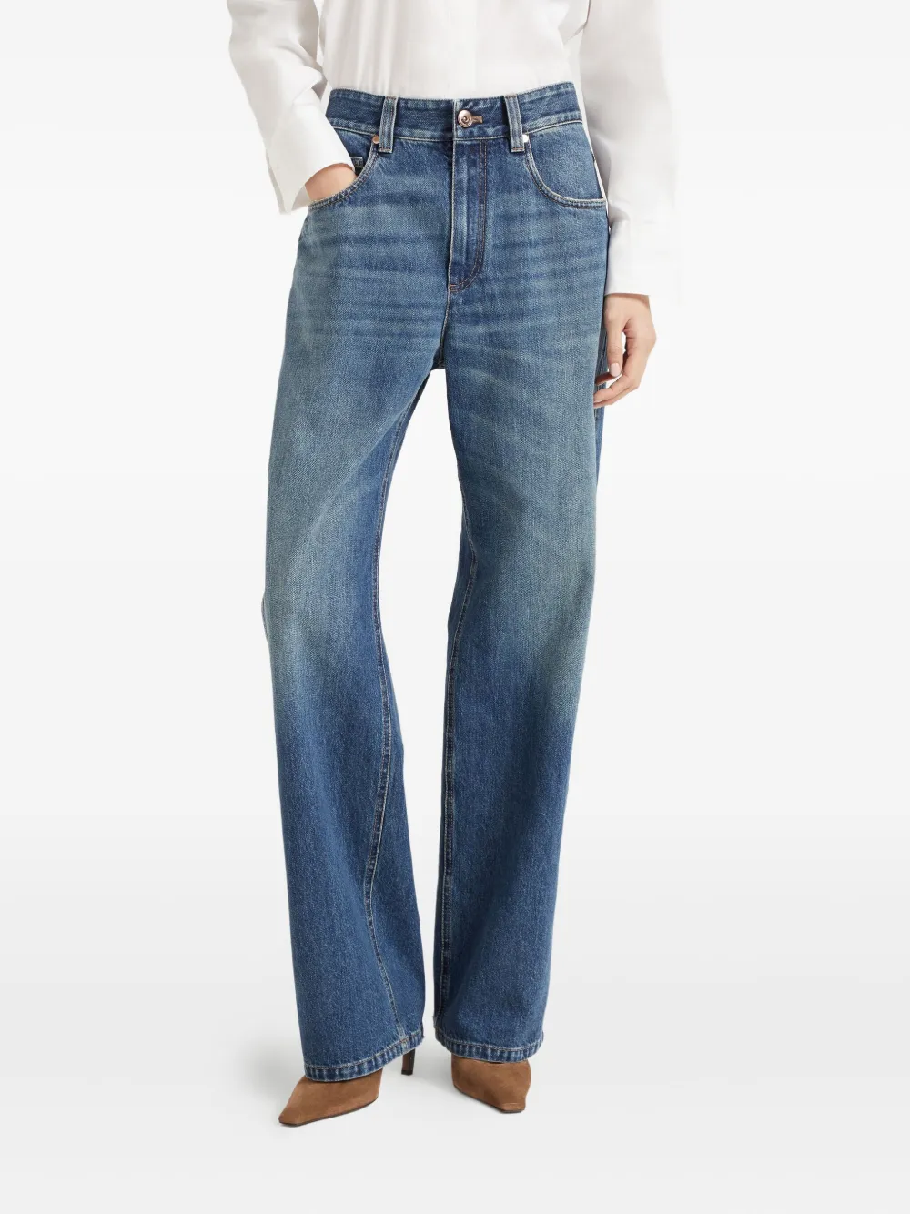 Brunello Cucinelli Contemporary jeans Blauw