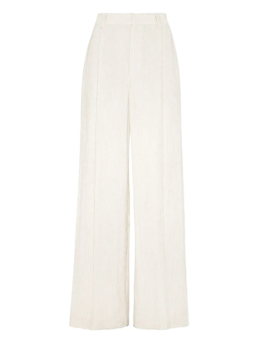 Brunello Cucinelli Broek met wijde pijpen Wit