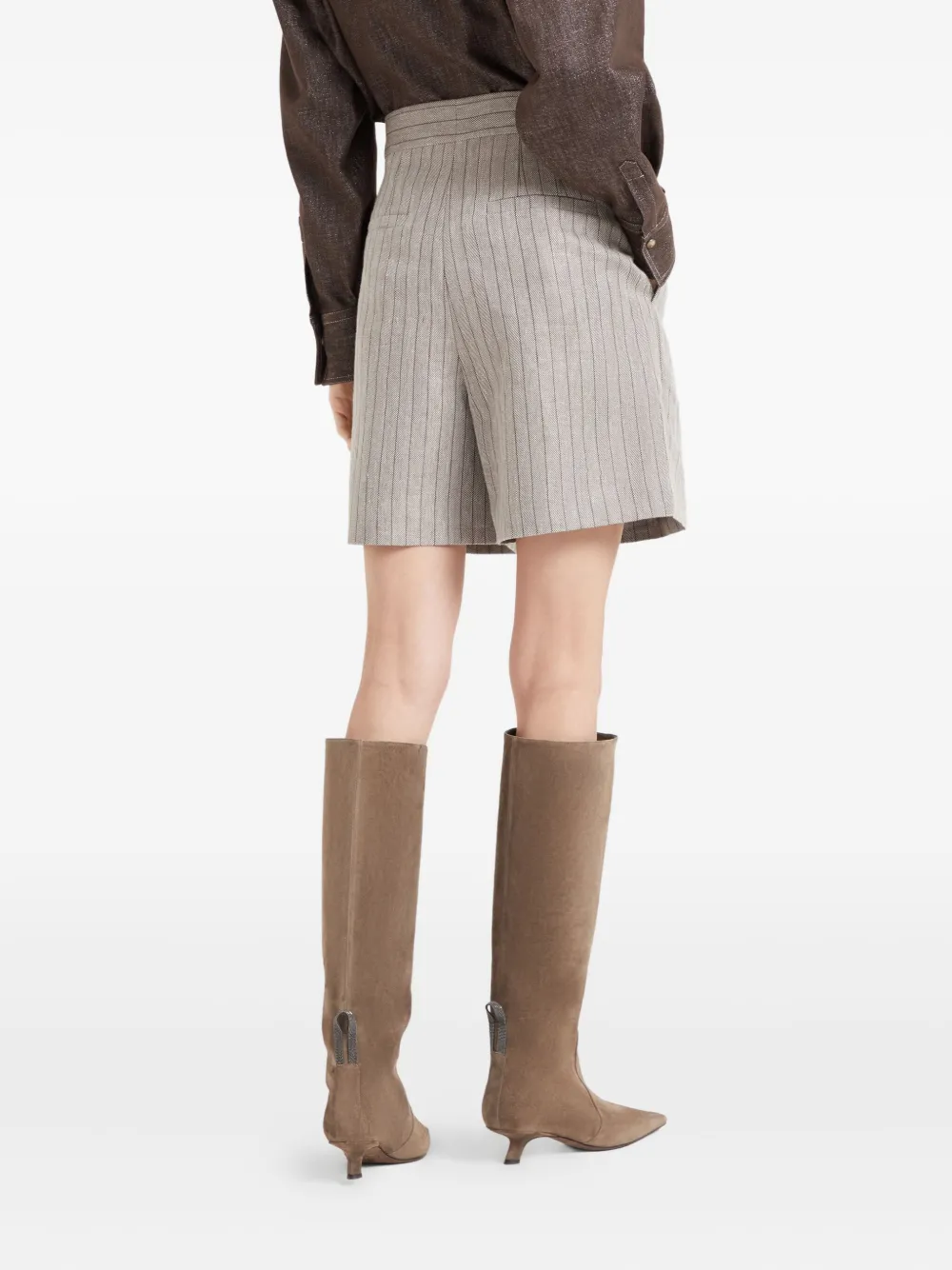 Brunello Cucinelli Shorts mit Falten | Kleidung | Image 4