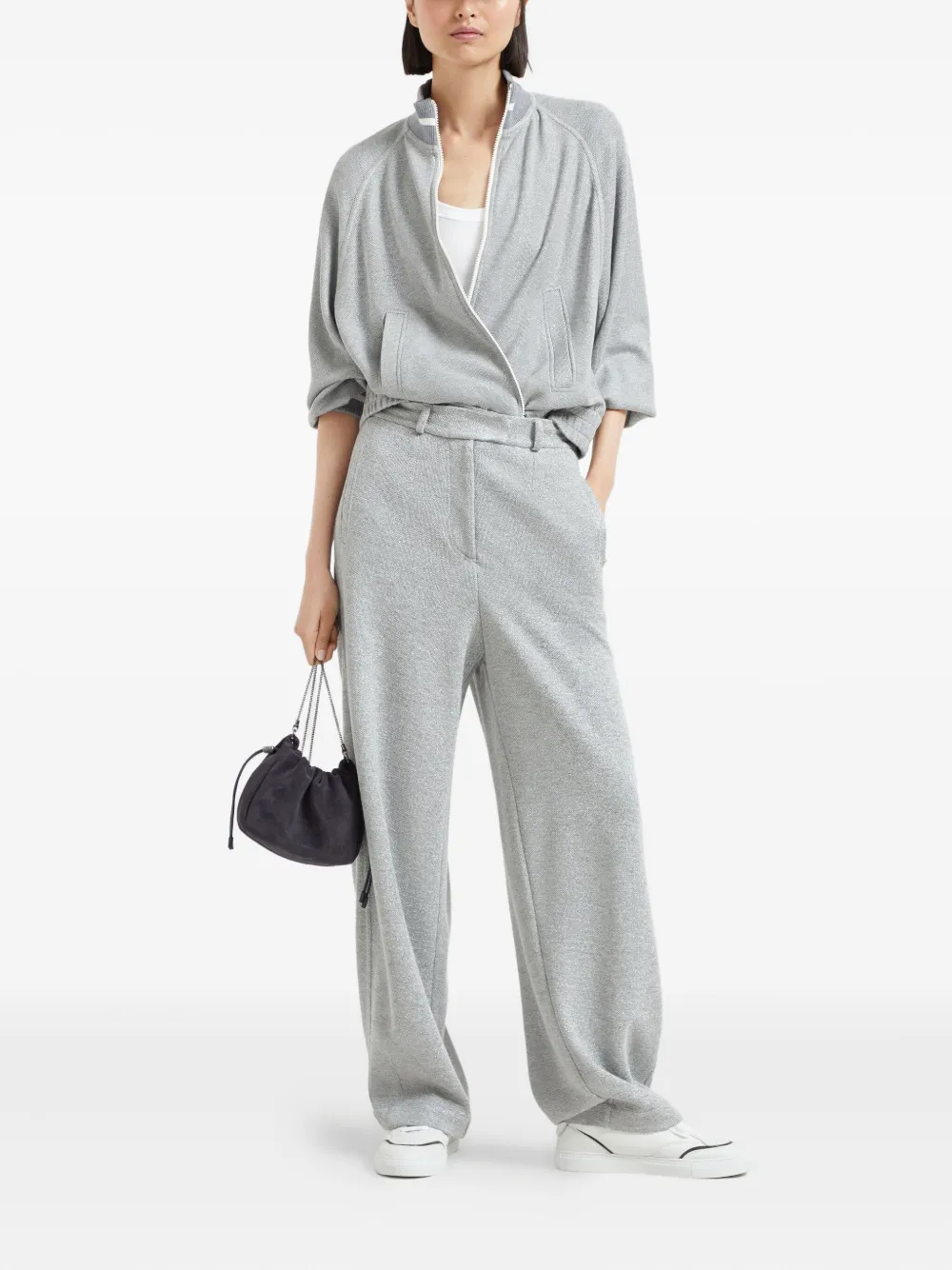 Brunello Cucinelli Cotton-blend Bomber Jacket