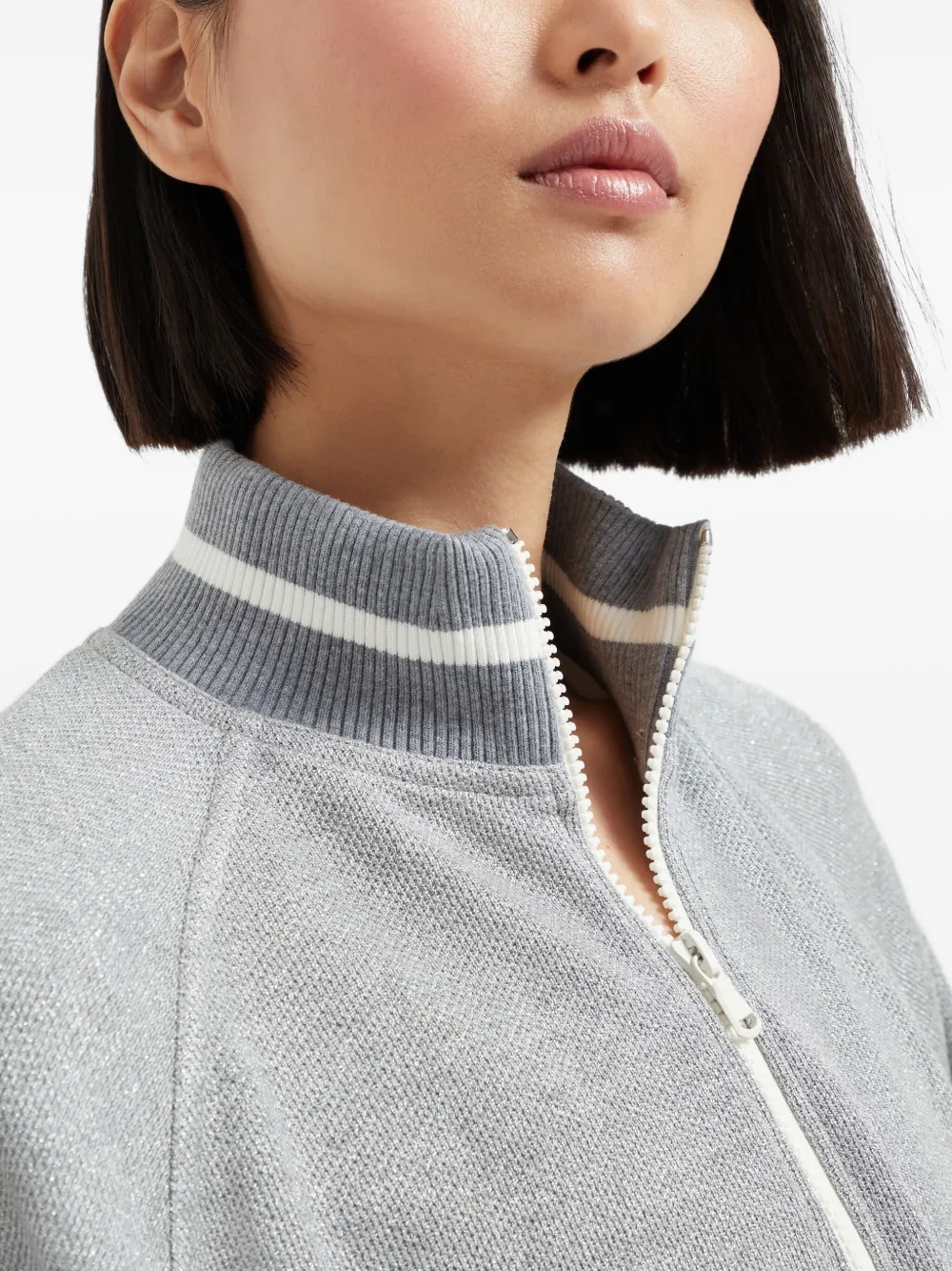 Brunello Cucinelli Cotton-blend Bomber Jacket