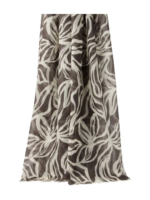 Brunello Cucinelli mascada con estampado floral