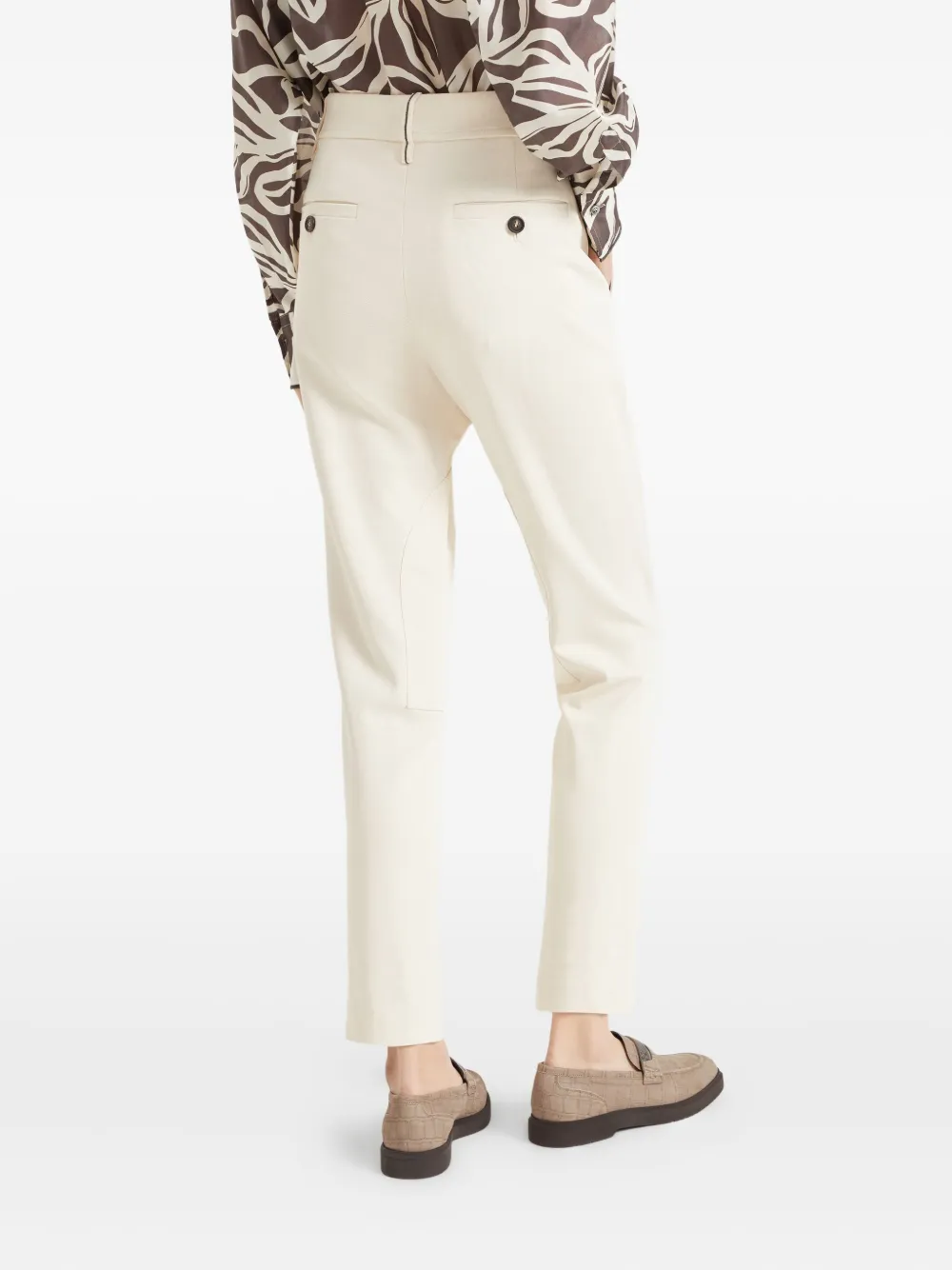 Brunello Cucinelli Equestrian broek Wit