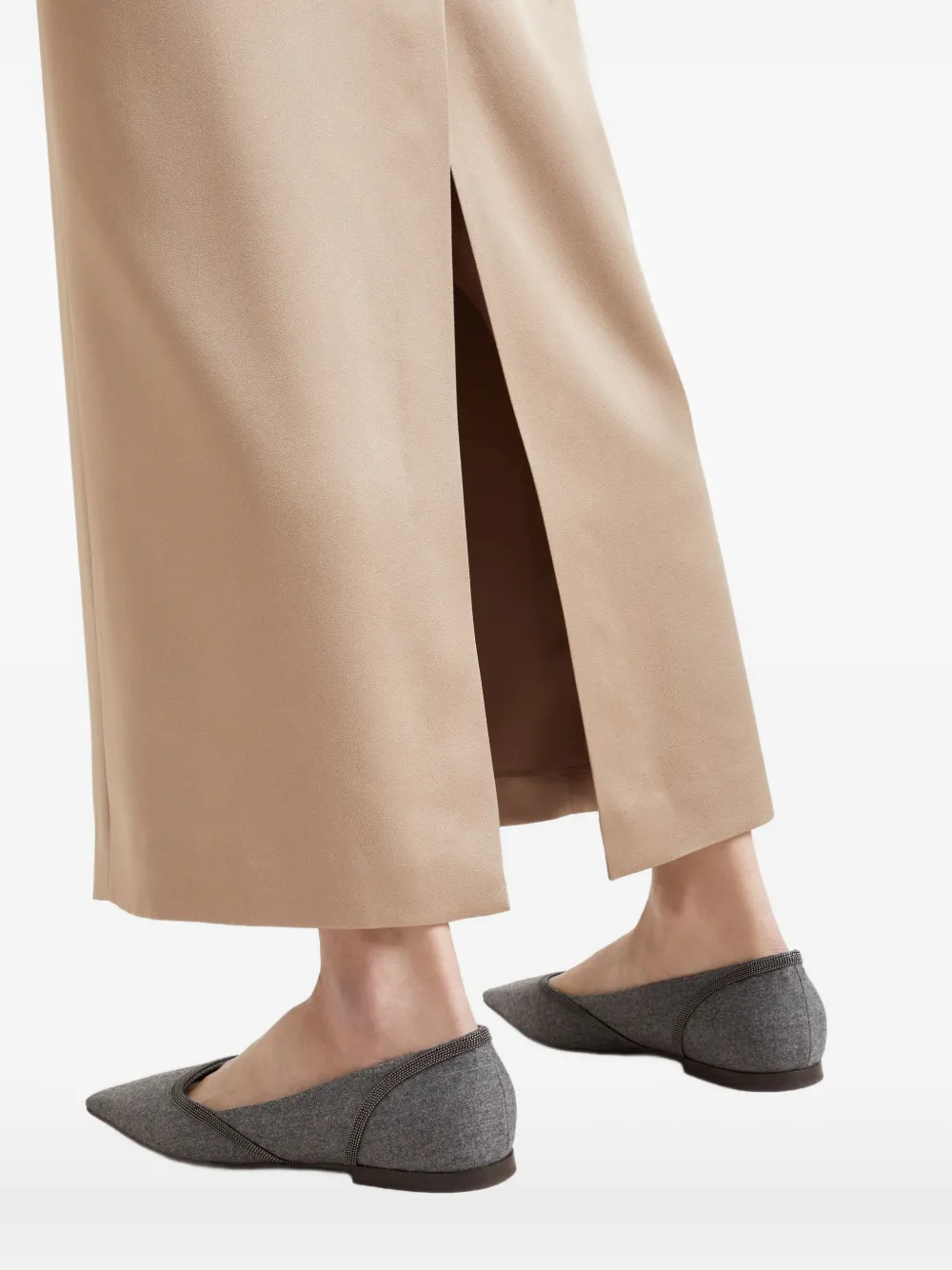 Brunello Cucinelli High waist rok Beige