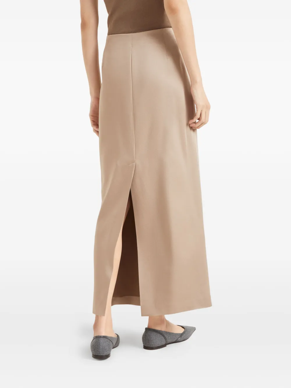 Brunello Cucinelli High waist rok Beige