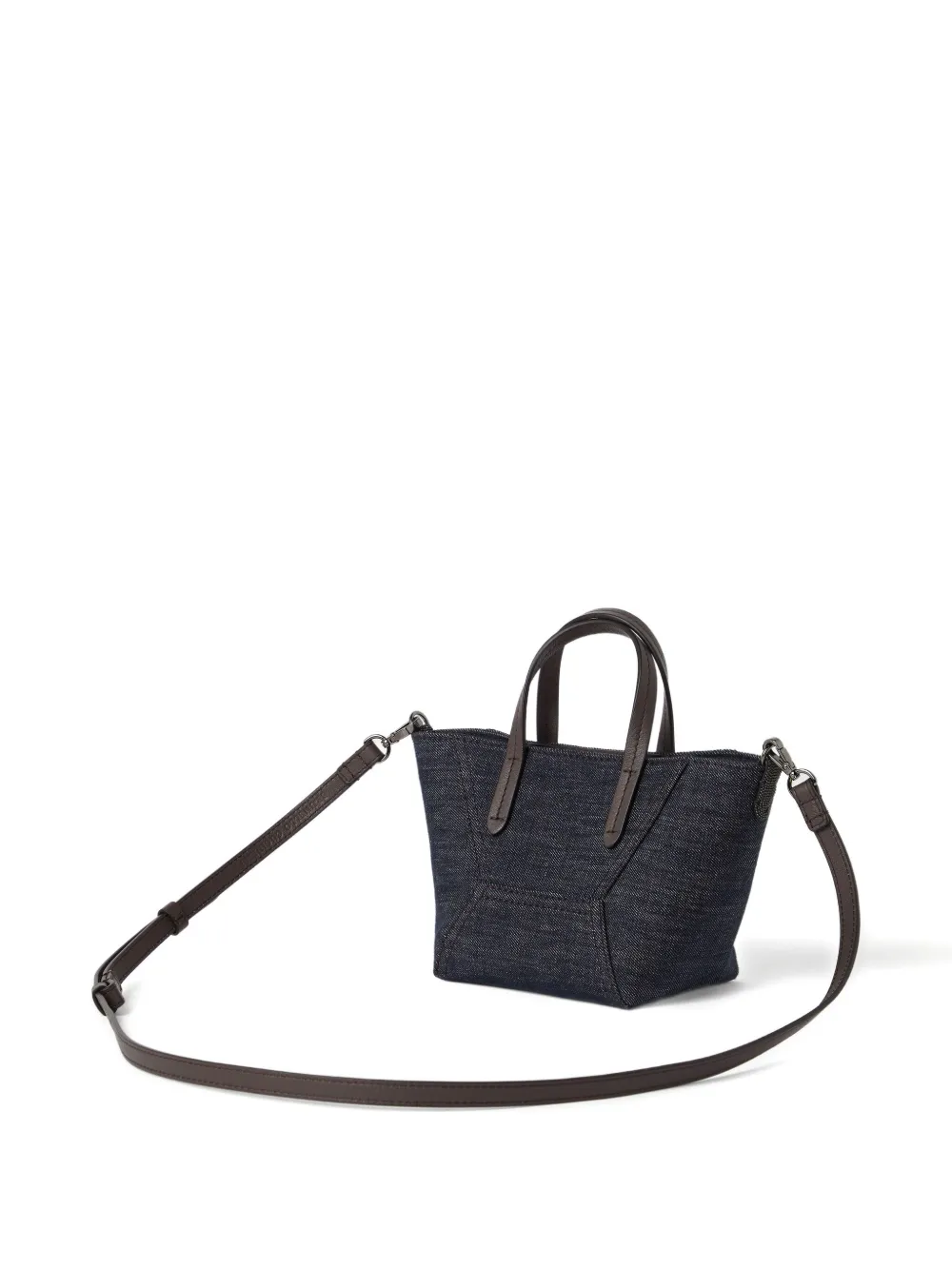Brunello Cucinelli BC Duo mini-tas Blauw