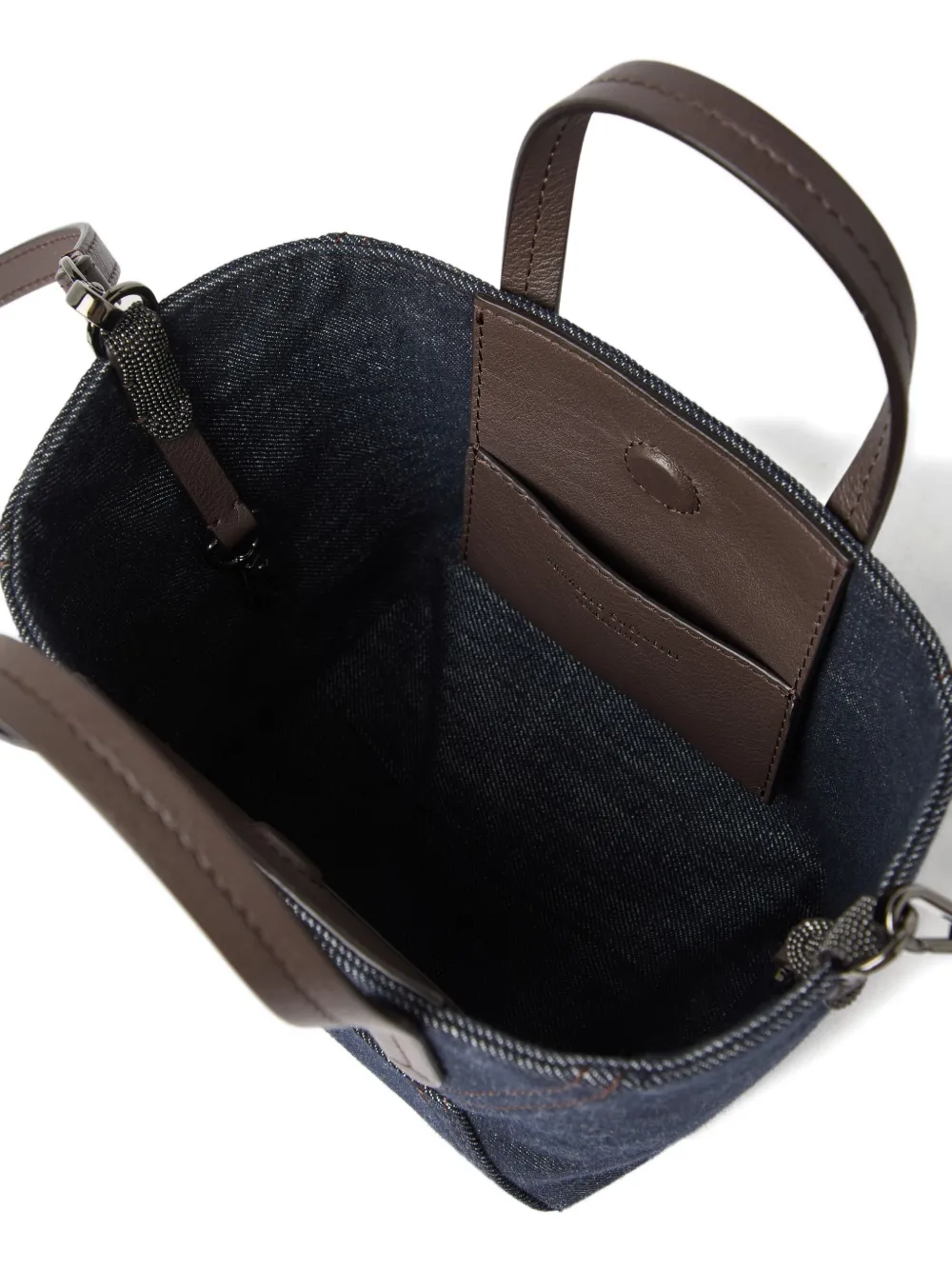 Brunello Cucinelli BC Duo mini-tas Blauw