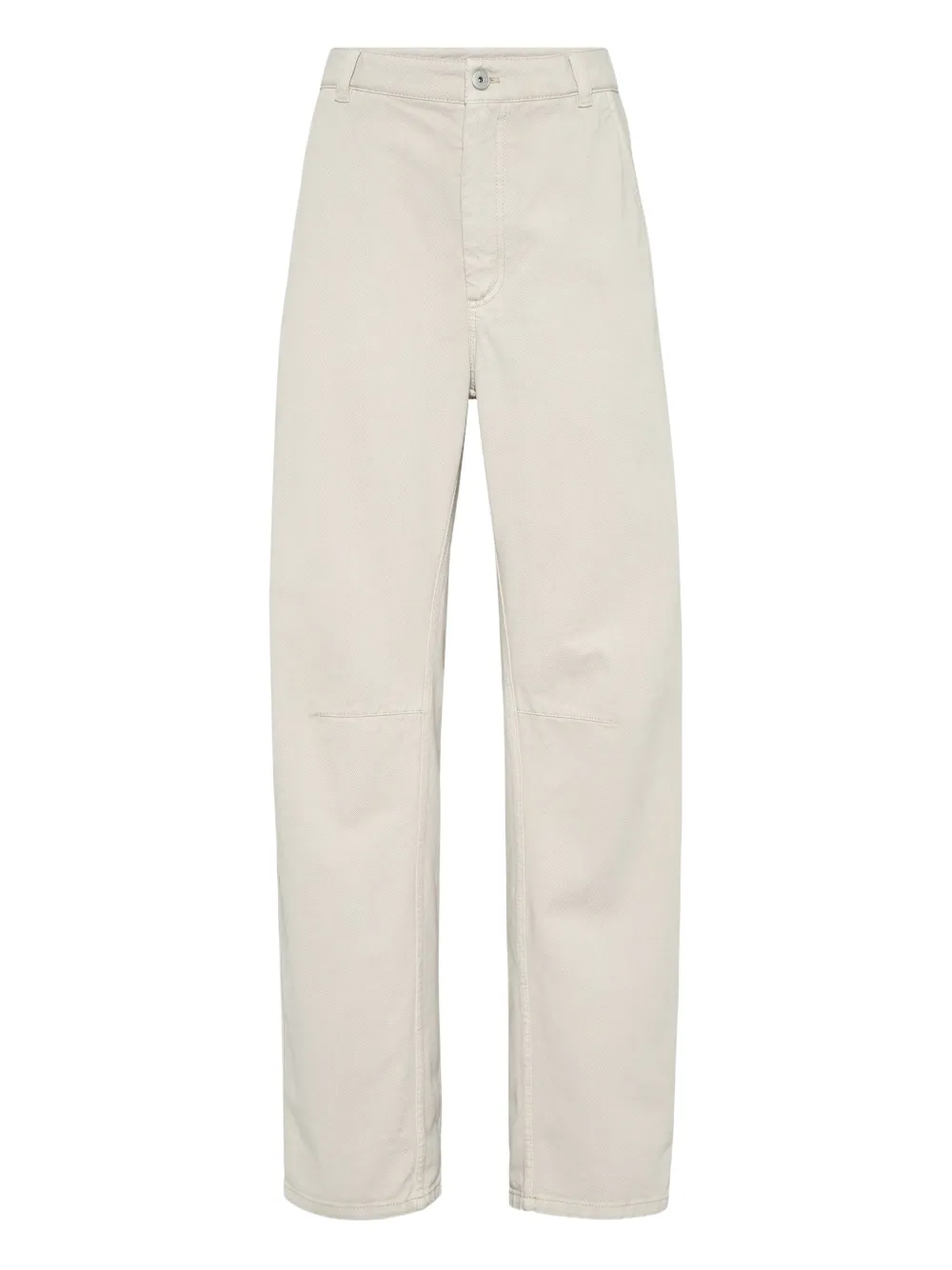 Brunello Cucinelli curved trousers Beige
