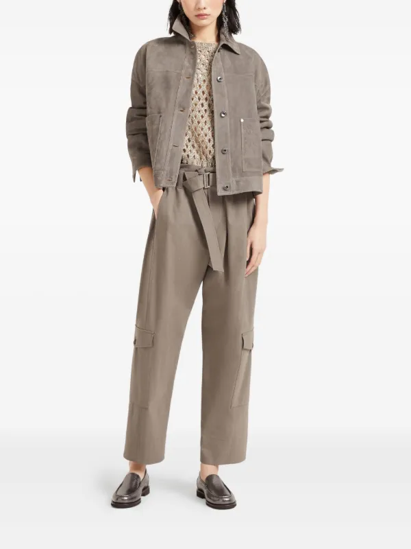 Brunello Cucinelli Utility パンツ | ブラウン | FARFETCH JP