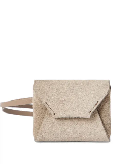 Brunello Cucinelli suede handbag charm