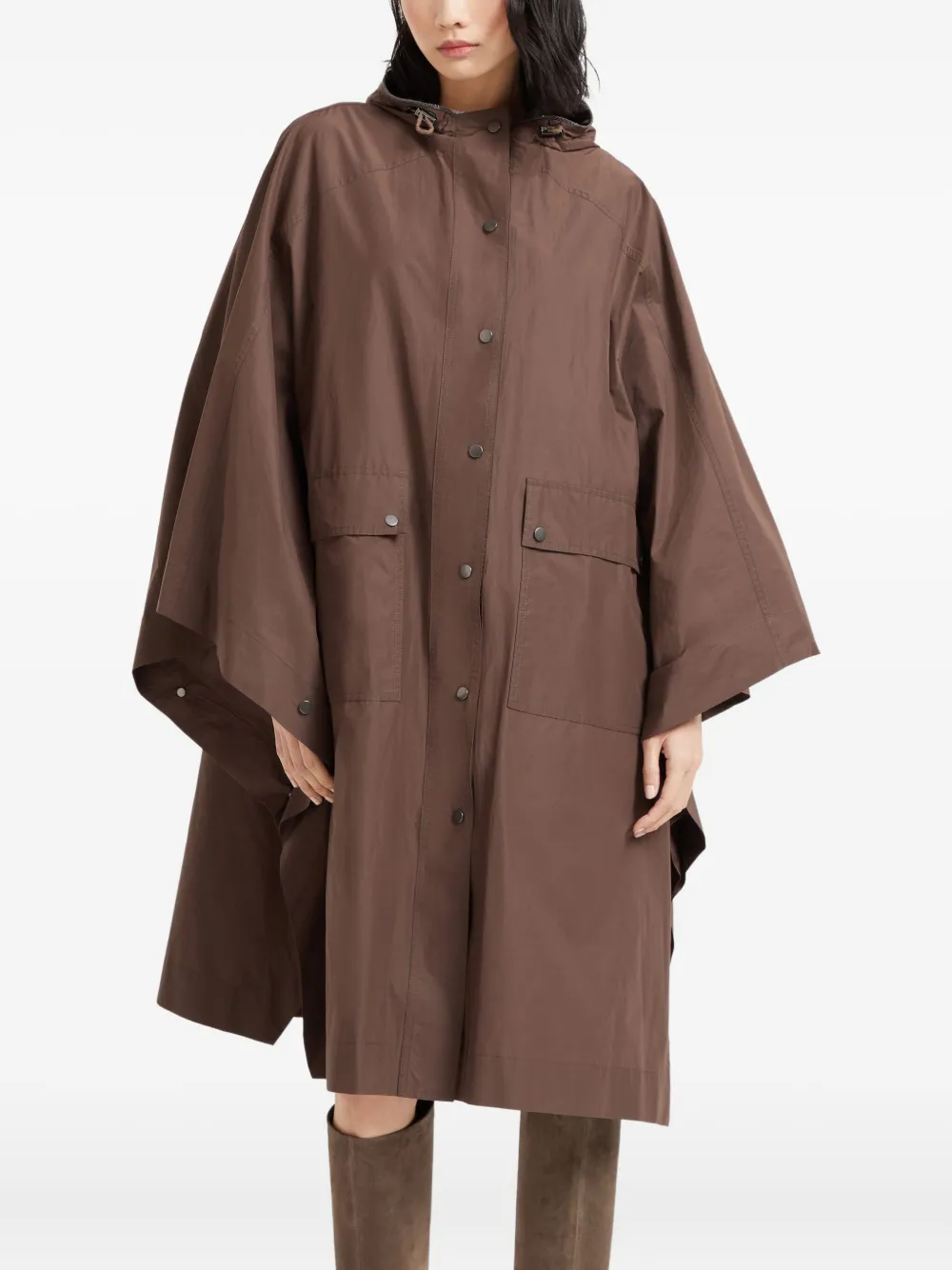 Brunello Cucinelli Oversized parka Bruin