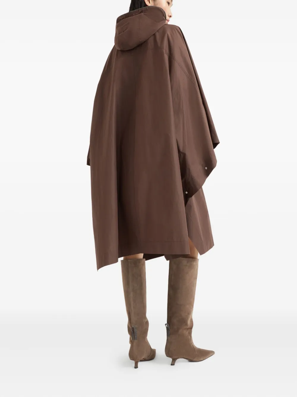 Brunello Cucinelli Oversized parka Bruin