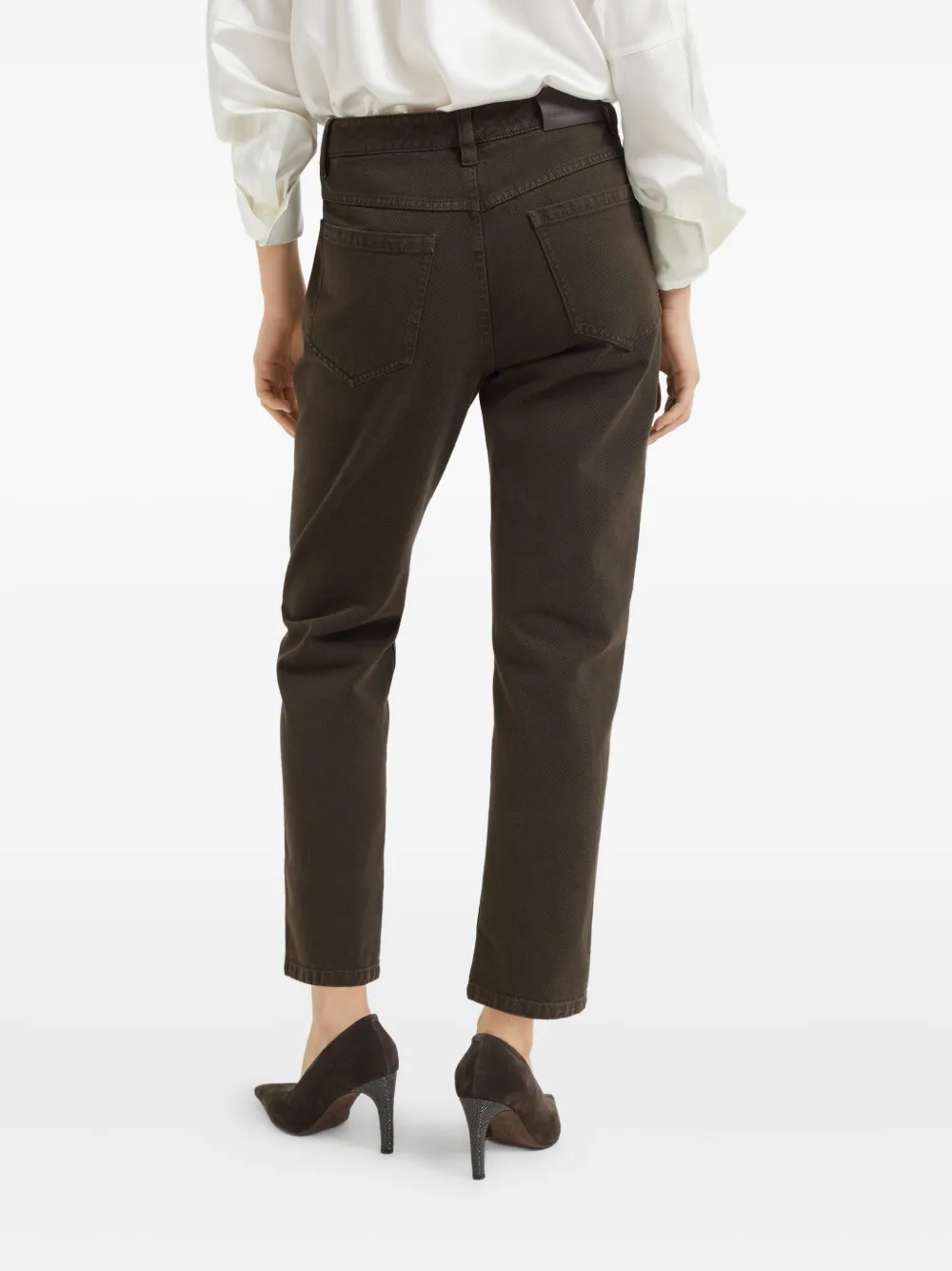 Brunello Cucinelli Straight broek Bruin