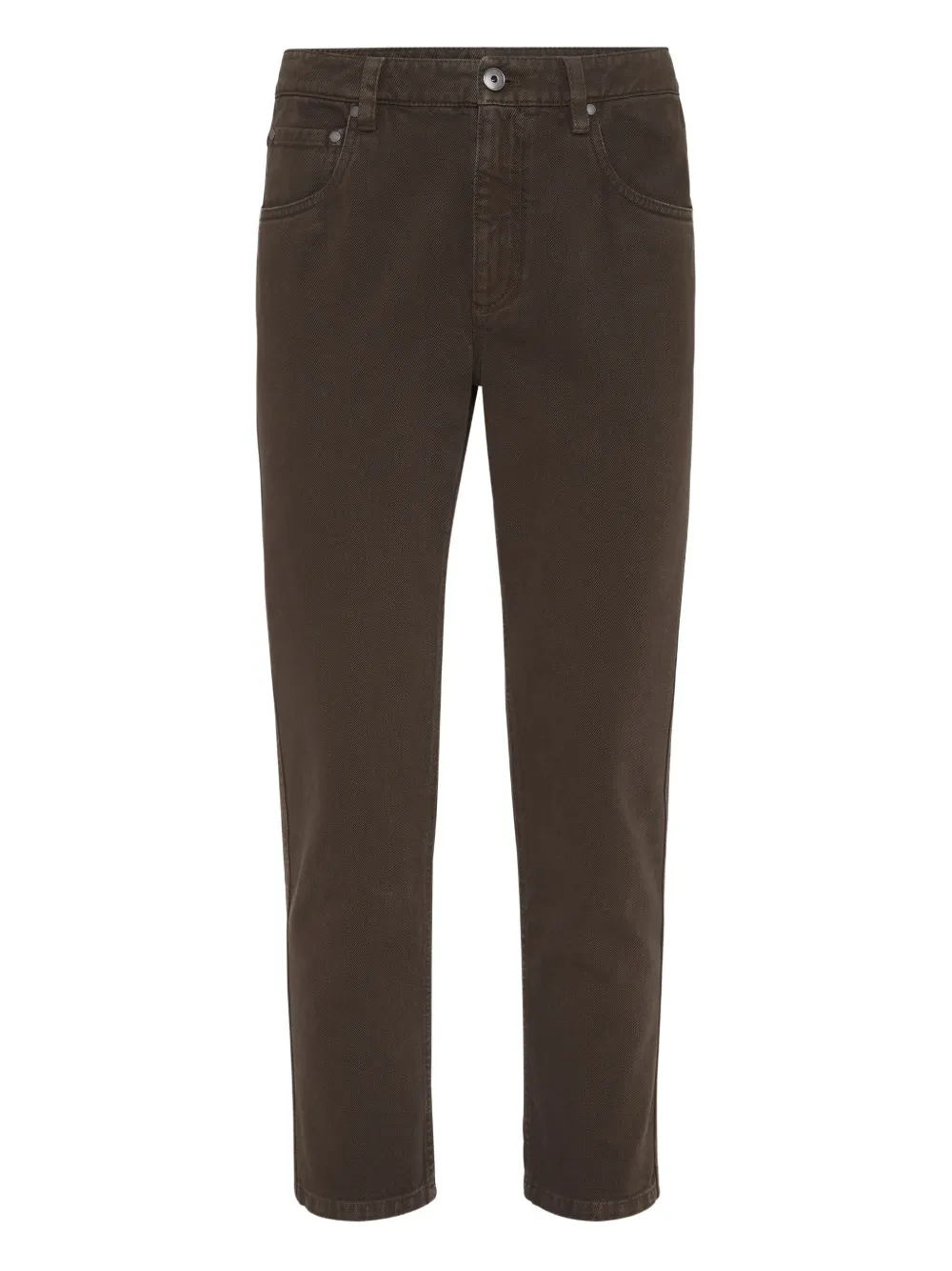 Brunello Cucinelli Straight broek Bruin