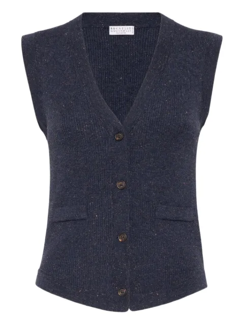 Brunello Cucinelli button-down vest 