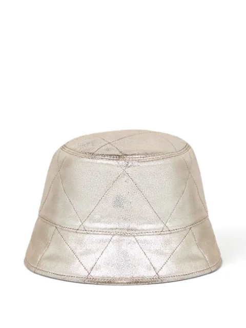 Brunello Cucinelli lamé bucket hat