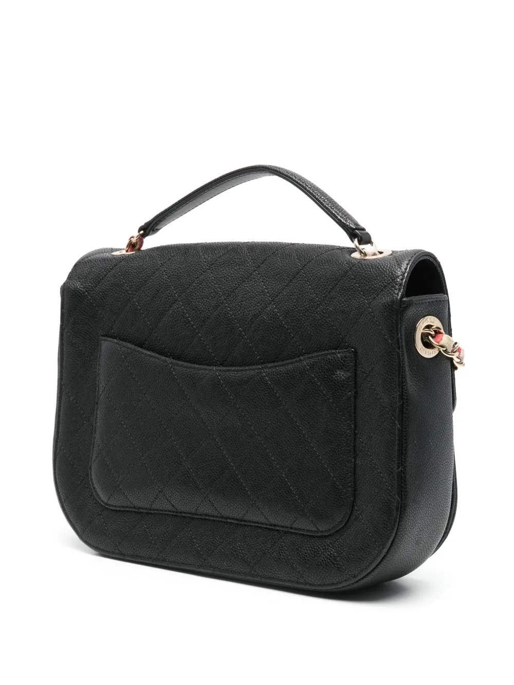 Pre-owned Chanel Medium Coco Cuba Crossbody Bag In Black