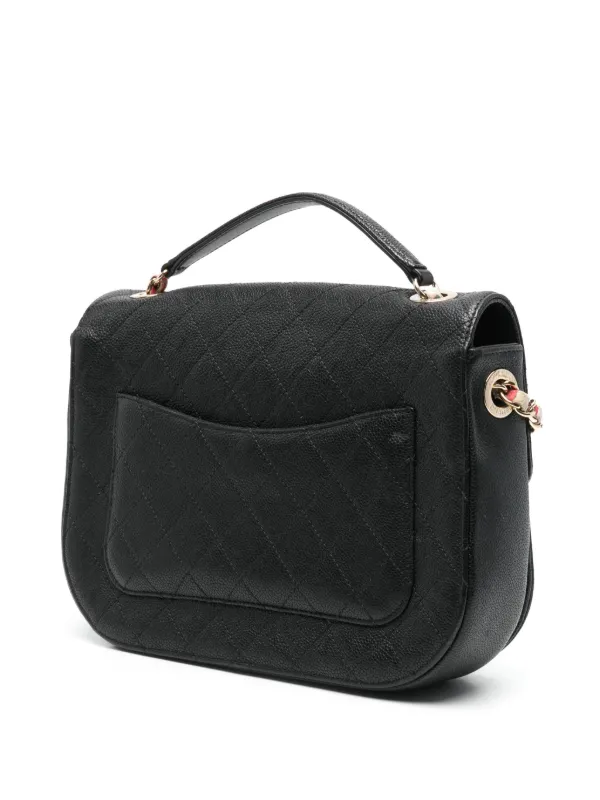 CHANEL Pre-Owned ココ キューバ ショルダーバッグ M | ブラック CHANEL Pre-Owned ココ キューバ ショルダーバッグ M | ブラック