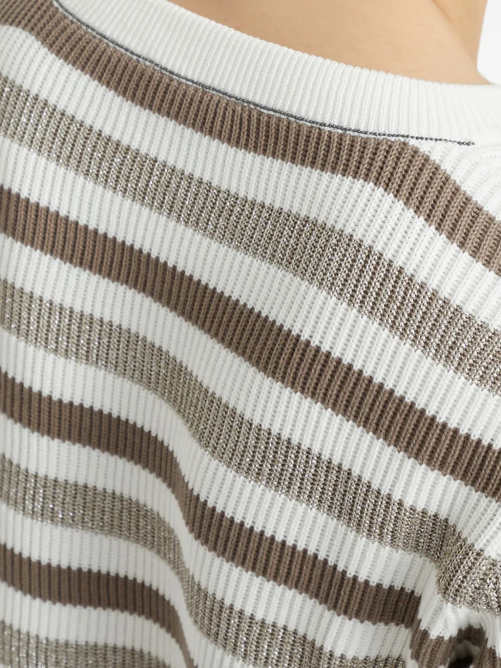 Brunello Cucinelli Katoenen trui Beige