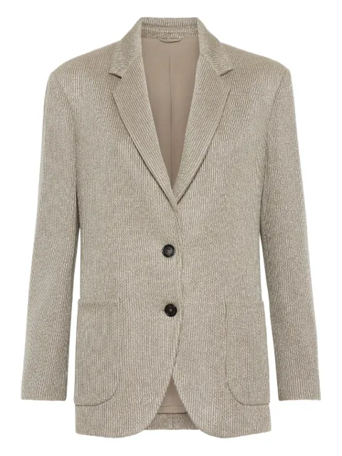 Brunello Cucinelli single-breasted blazer 
