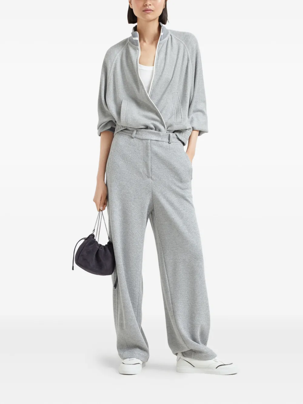 Brunello Cucinelli jersey trousers - Grijs