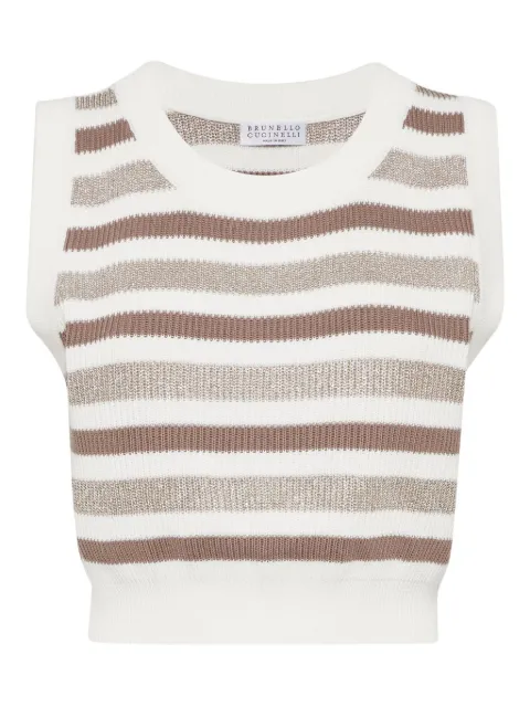 Brunello Cucinelli camiseta con cuello redondo
