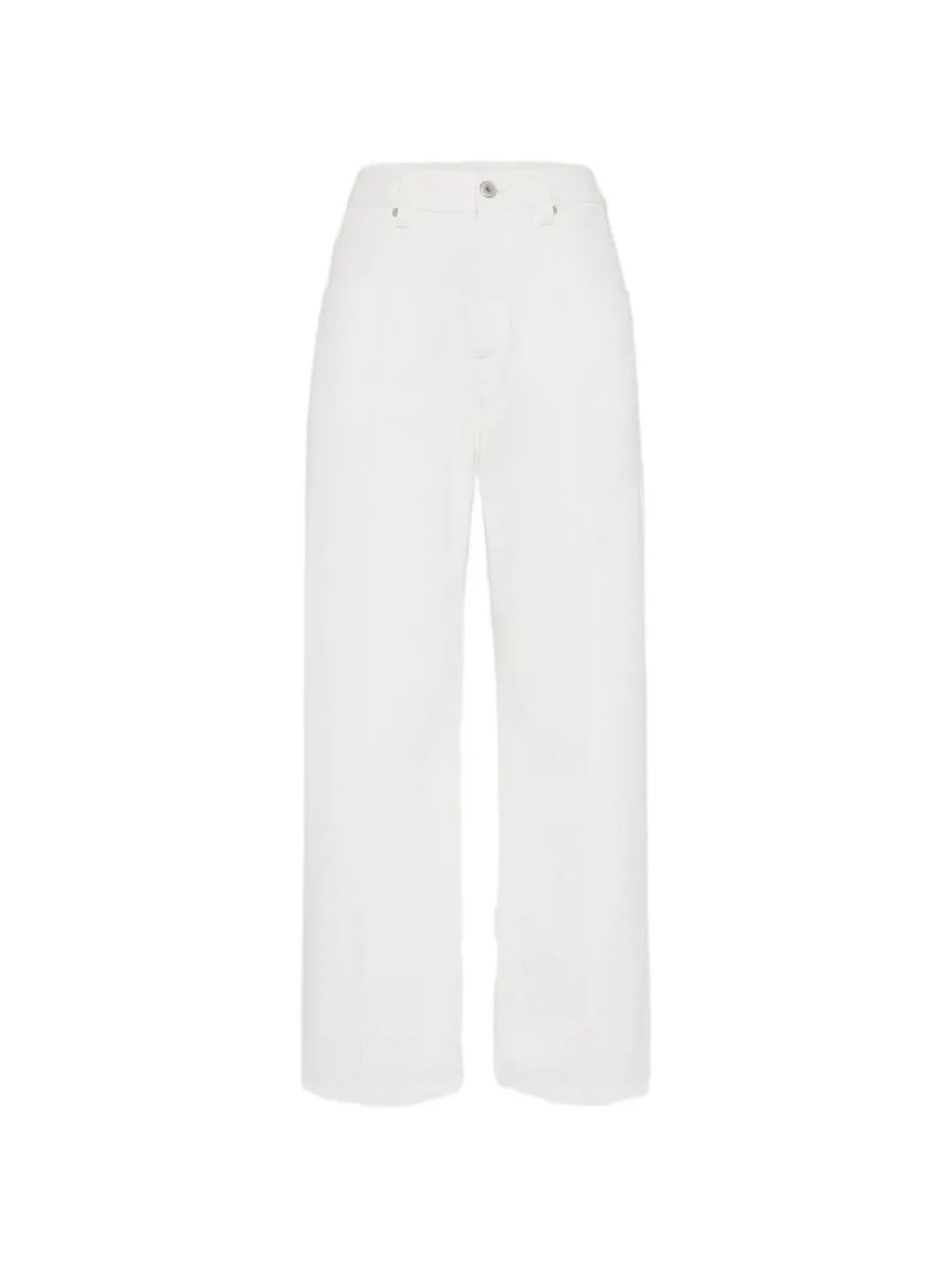 Brunello Cucinelli Pantaloni Contemporary Square - Bianco