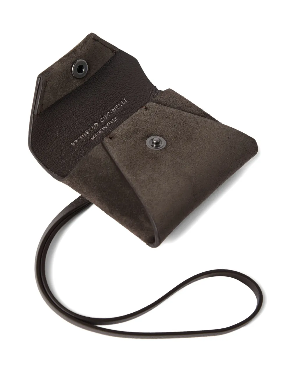 Brunello Cucinelli suede handbag charm | Image 2