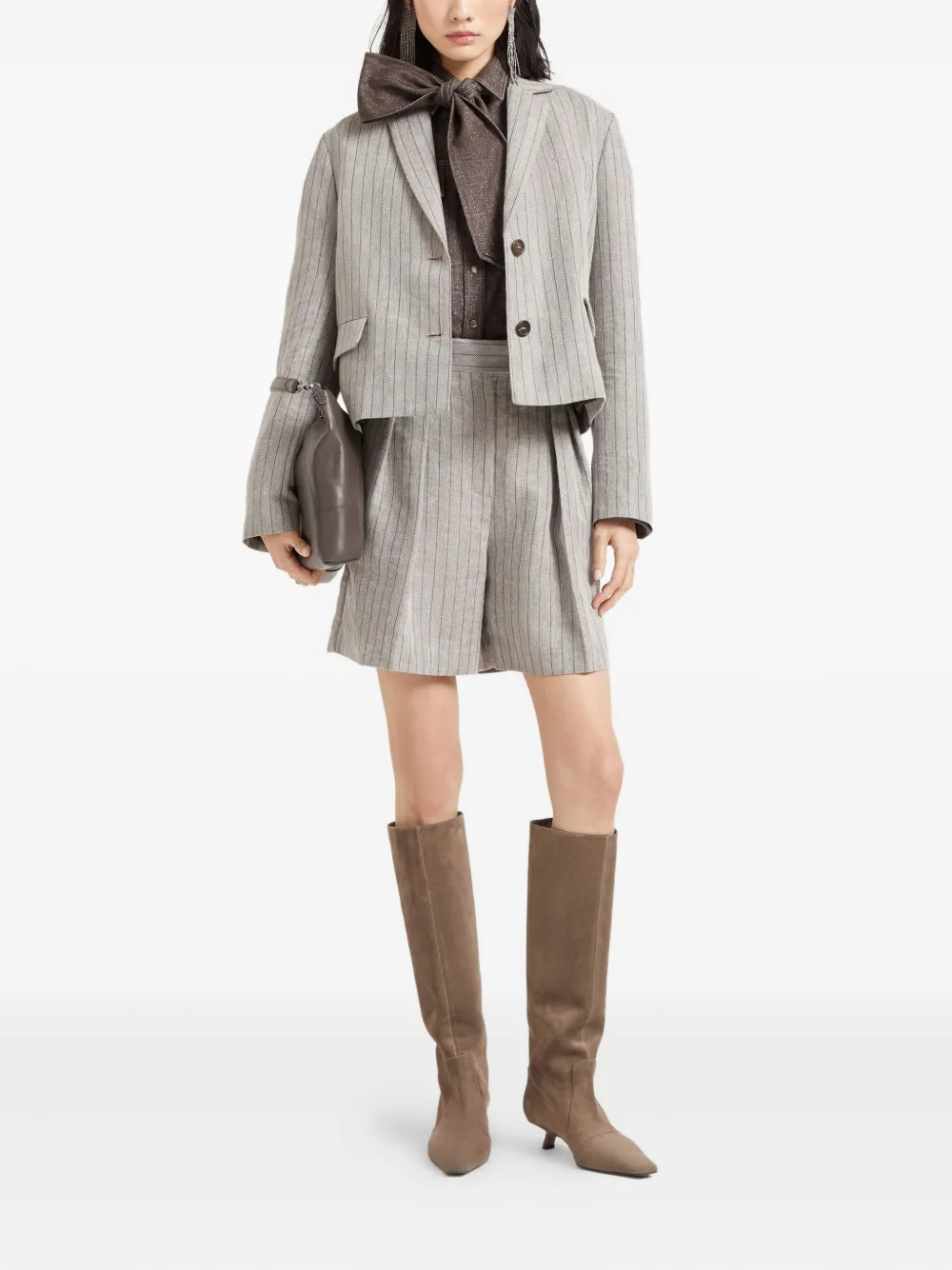 Brunello Cucinelli striped blazer | Blazers | Image 2